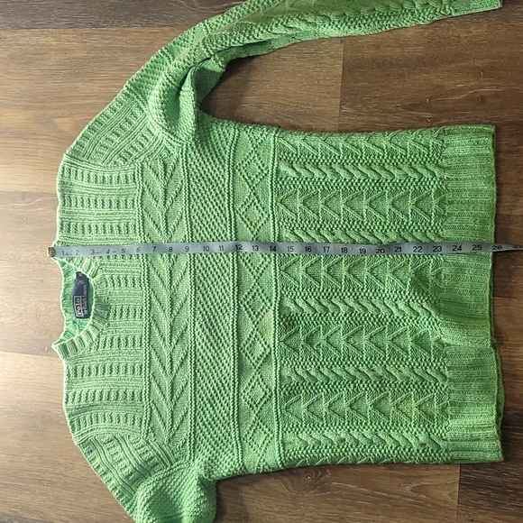 POLO BY RALPH LAUREN  GREEN SWEATER - Picture 13 of 15